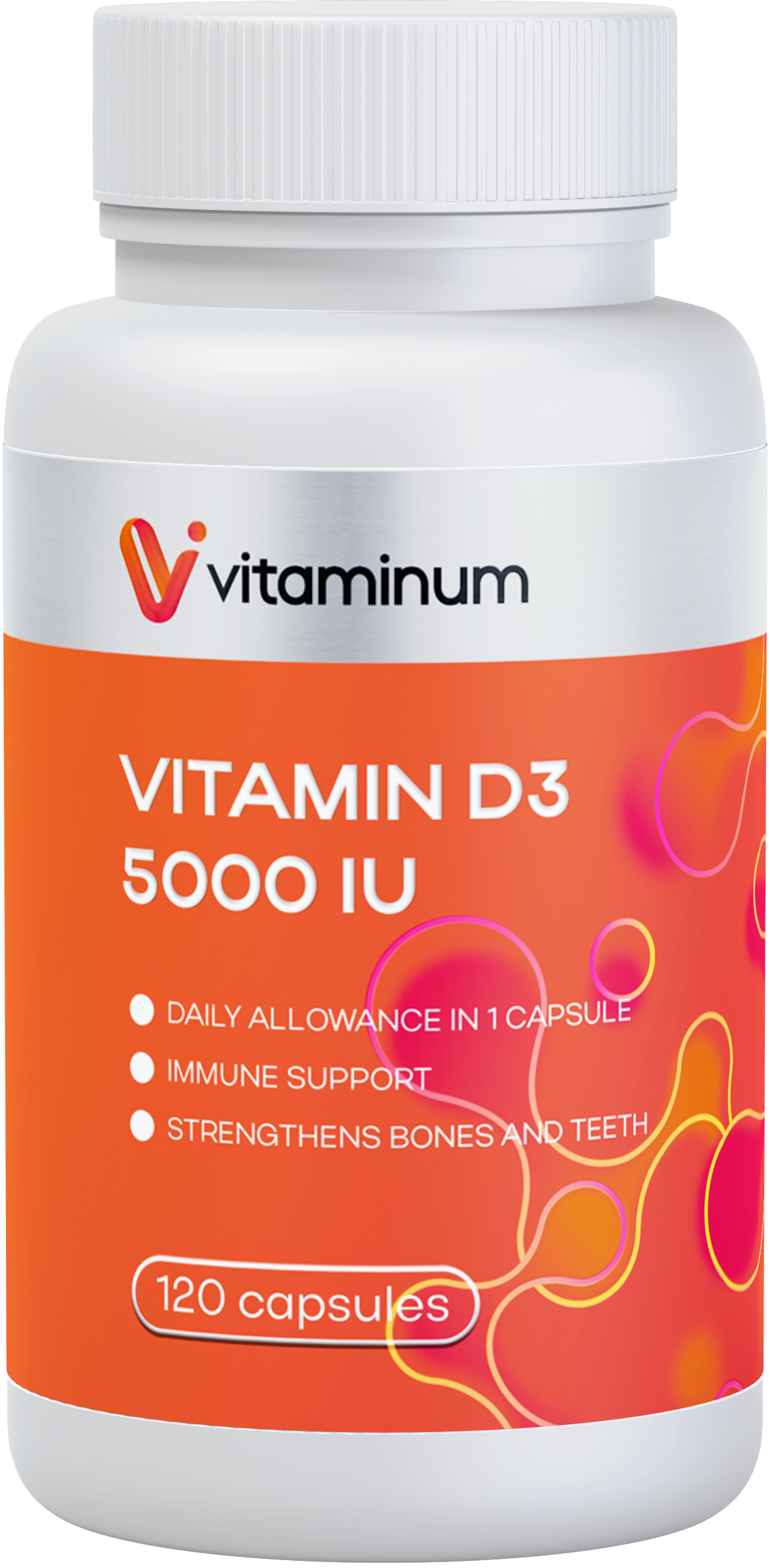  Vitaminum ВИТАМИН Д3 (5000 МЕ) 120 капсул 260 мг  в Ярославле